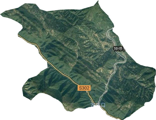鐘亭鄉衛星圖
