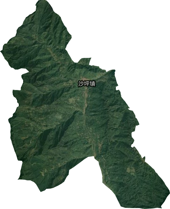沙坪鎮(zhèn)衛(wèi)星圖