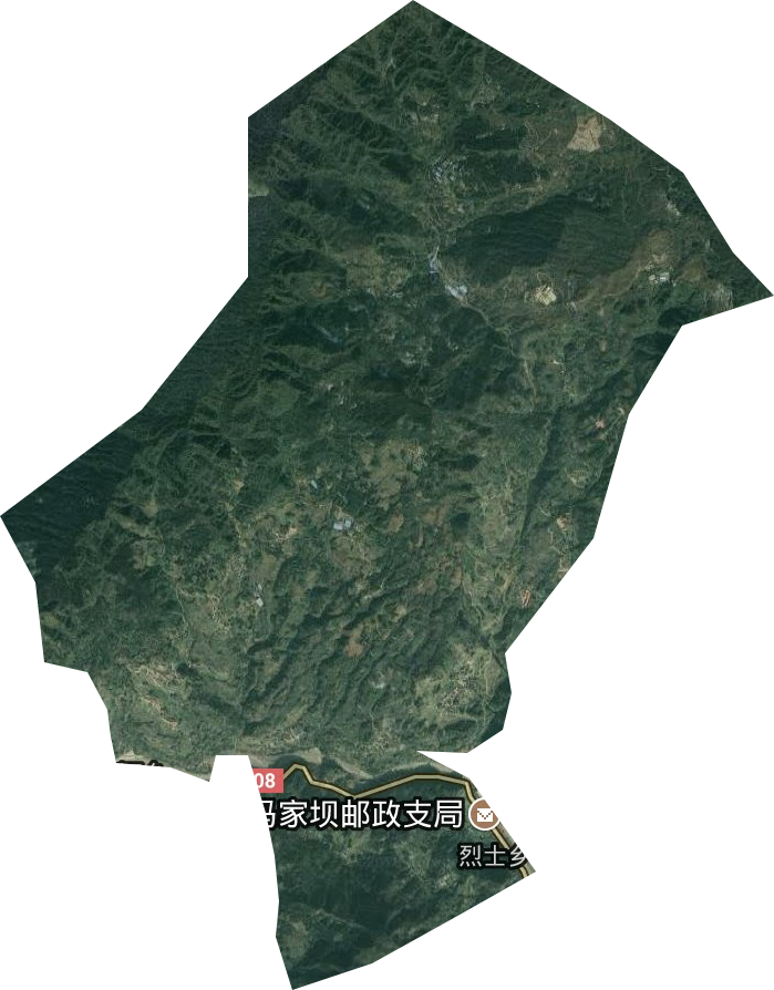 烈士鄉衛星圖