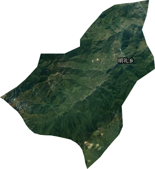 明禮鄉衛星圖