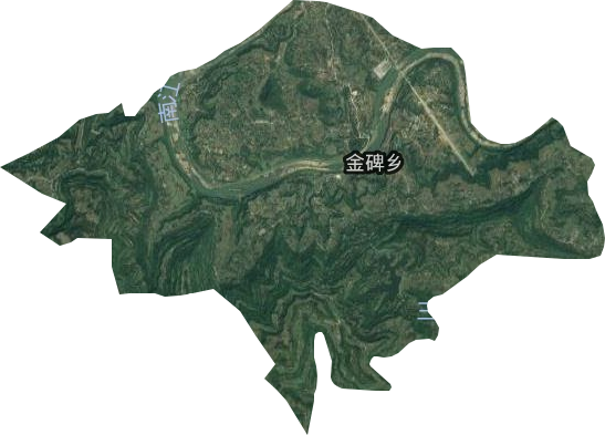 金碑鄉(xiāng)衛(wèi)星圖