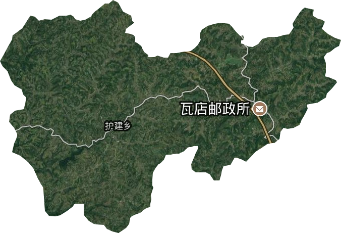 護(hù)建鄉(xiāng)衛(wèi)星圖