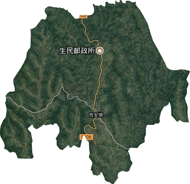 良安鎮衛星圖