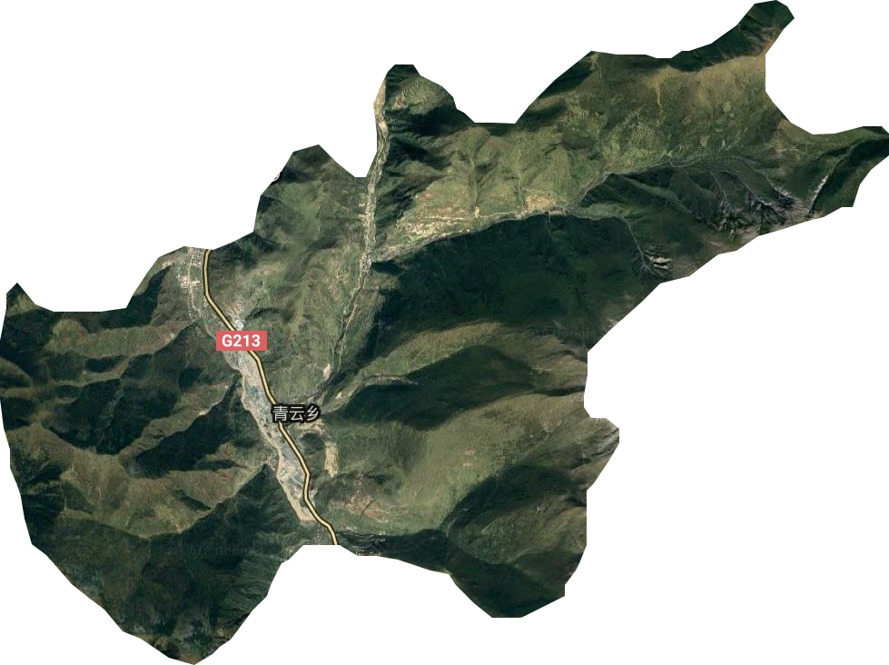 青云鄉衛星圖