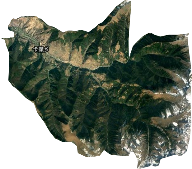 卡撒鄉(xiāng)衛(wèi)星圖