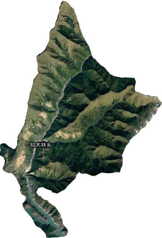 知木林鄉衛星圖