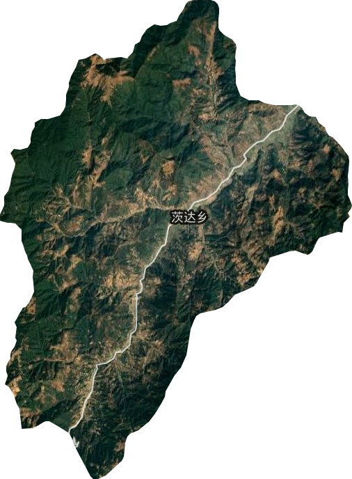 茨達鎮衛星圖
