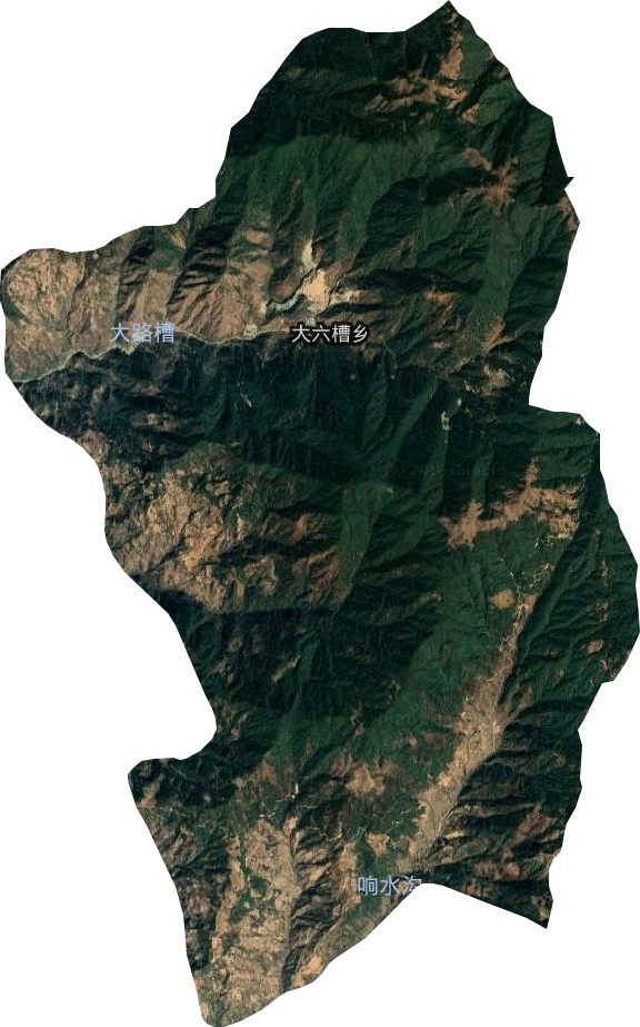 大六槽鄉衛星圖