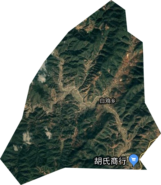 白雞鄉衛星圖
