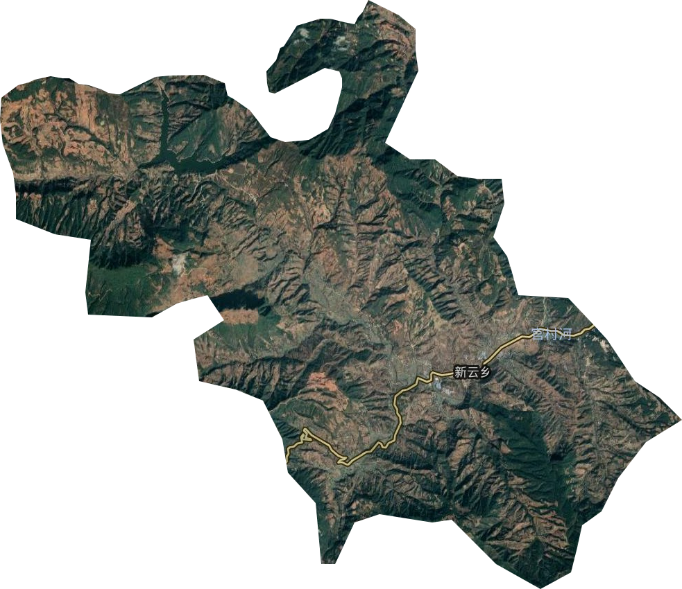 新云鄉(xiāng)衛(wèi)星圖