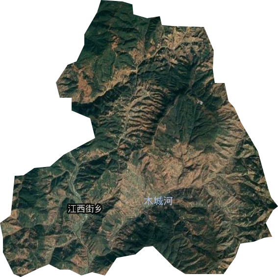 江西街鄉衛星圖