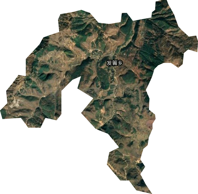 發箐鄉衛星圖
