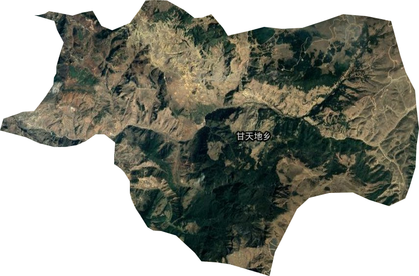 甘天地鄉衛星圖