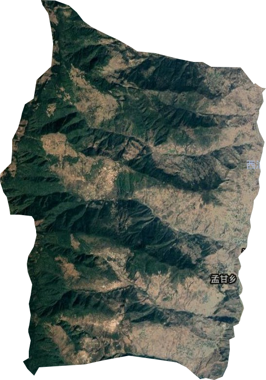 孟甘鄉(xiāng)衛(wèi)星圖