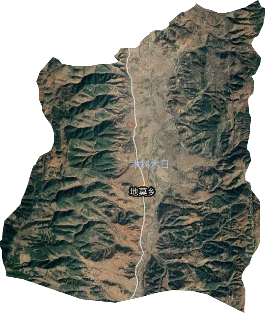 地莫鄉(xiāng)衛(wèi)星圖