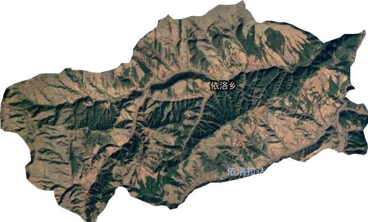 依洛鄉衛星圖