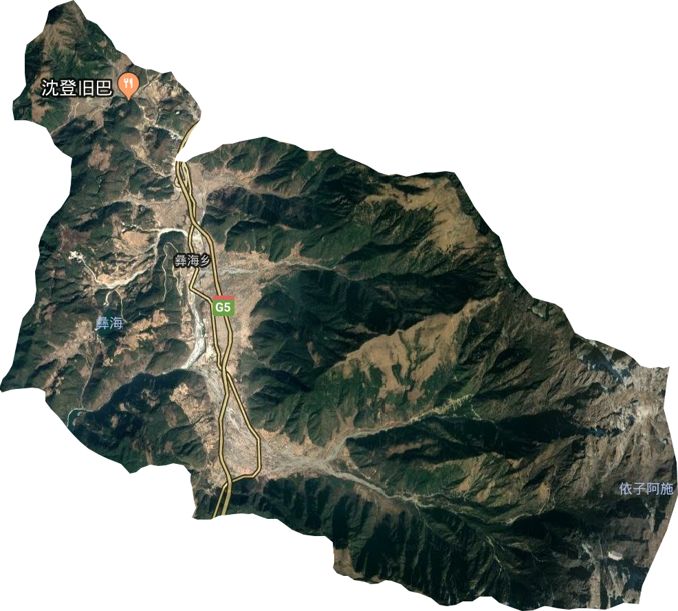 彝海鎮衛星圖