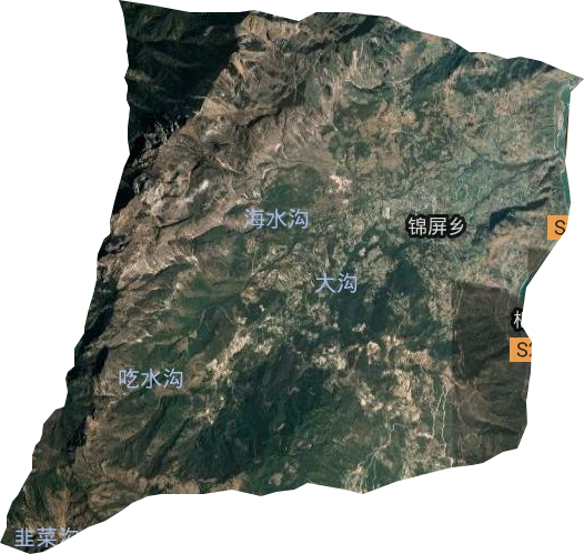 錦屏鄉衛星圖