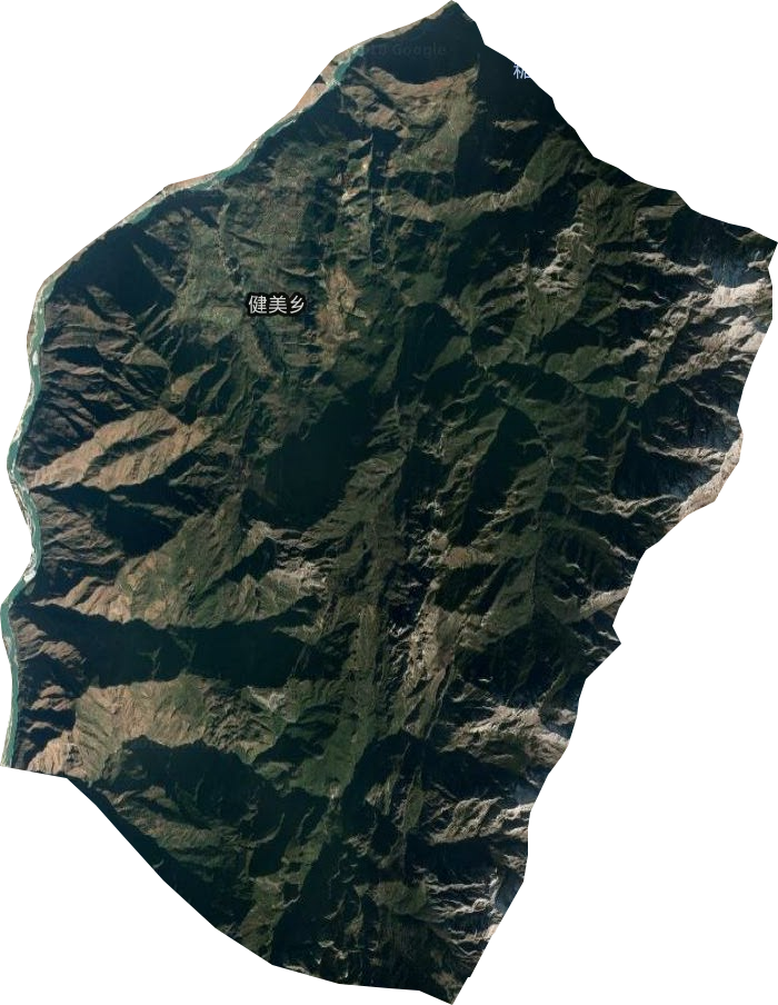 健美鄉衛星圖