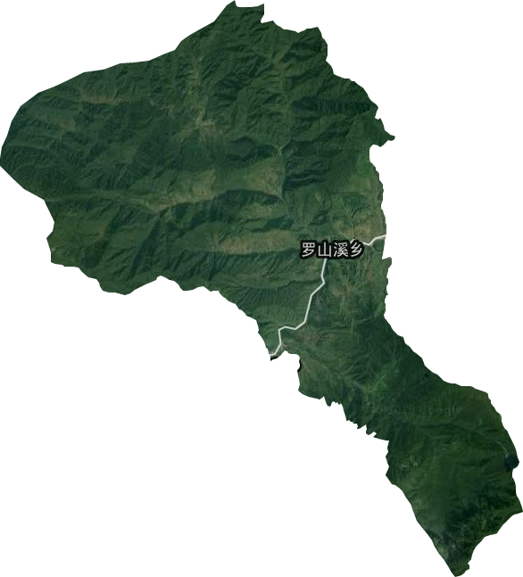 羅山溪鄉衛星圖