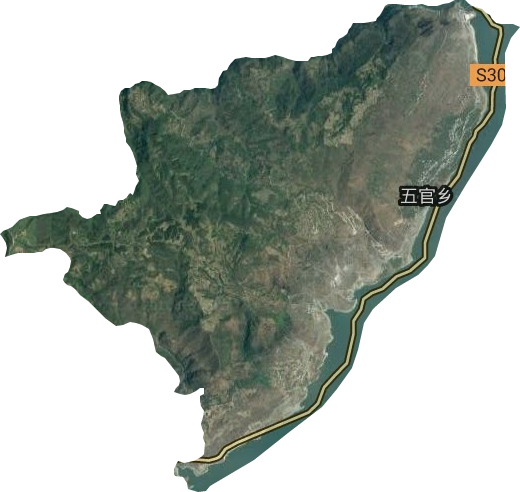 五官鄉衛星圖