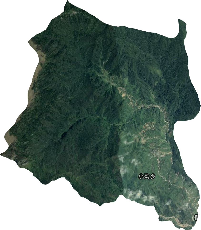 小溝鄉(xiāng)衛(wèi)星圖