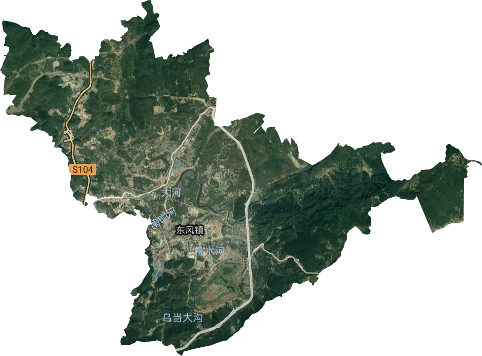 東風(fēng)鎮(zhèn)衛(wèi)星圖