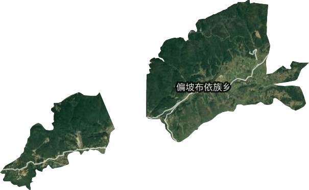 偏坡布依族鄉(xiāng)衛(wèi)星圖