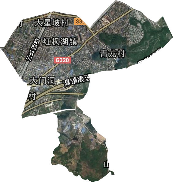 新嶺社區服務中心衛星圖