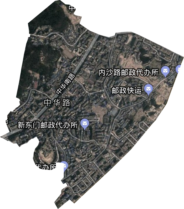 中華路街道衛(wèi)星圖