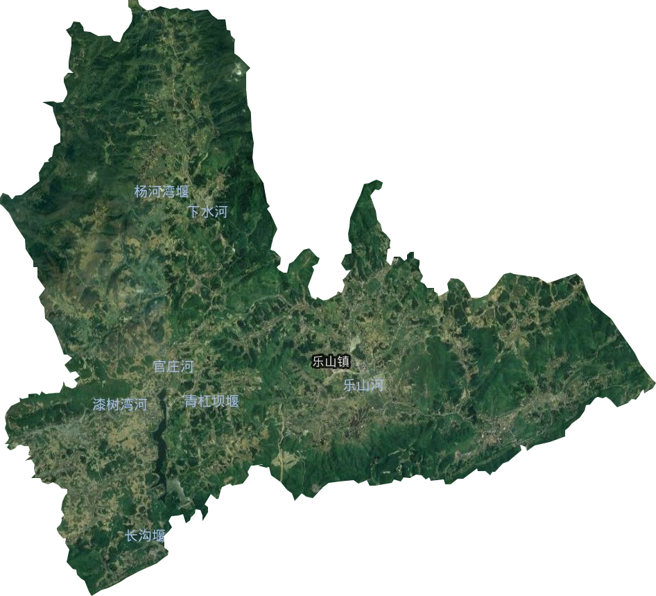 樂山鎮衛星圖