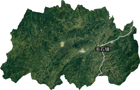 毛石鎮衛星圖