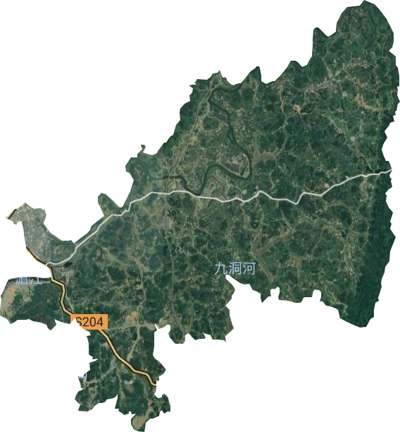 湄江街道衛星圖