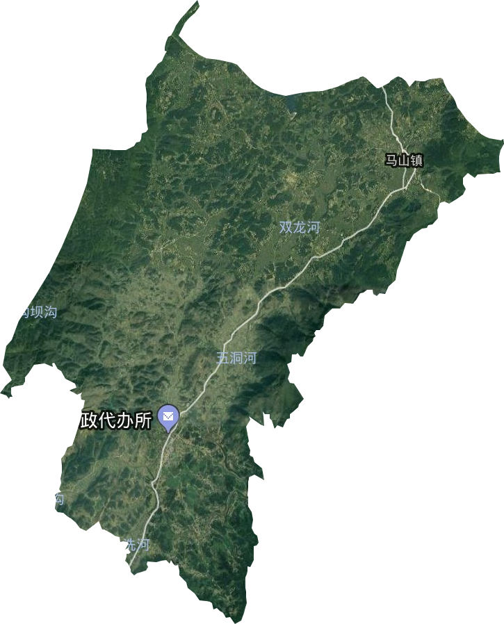 馬山鎮(zhèn)衛(wèi)星圖