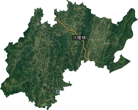 興隆鎮衛星圖