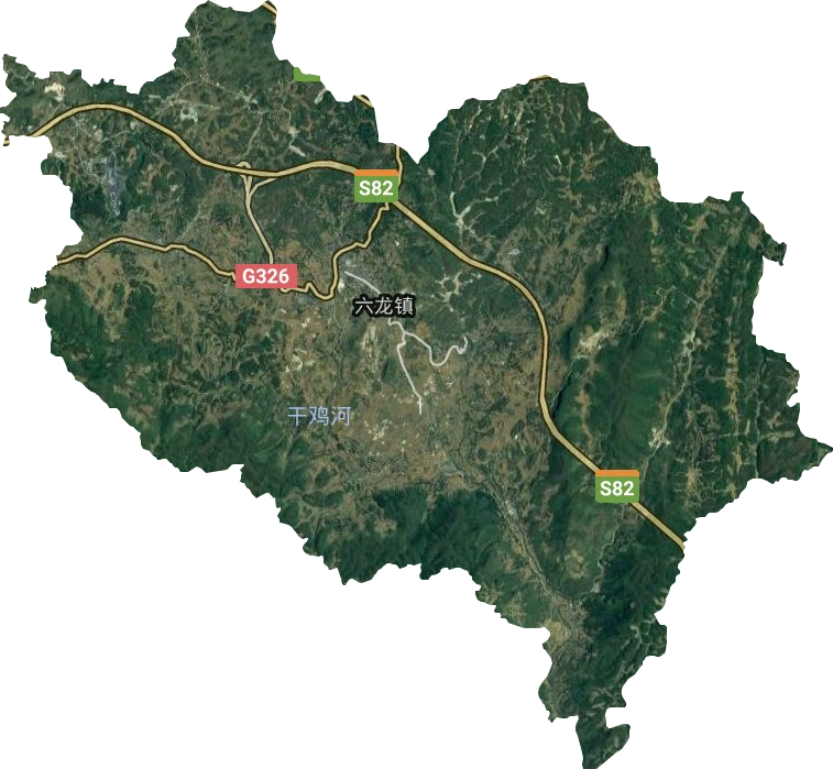 六龍鎮(zhèn)衛(wèi)星圖
