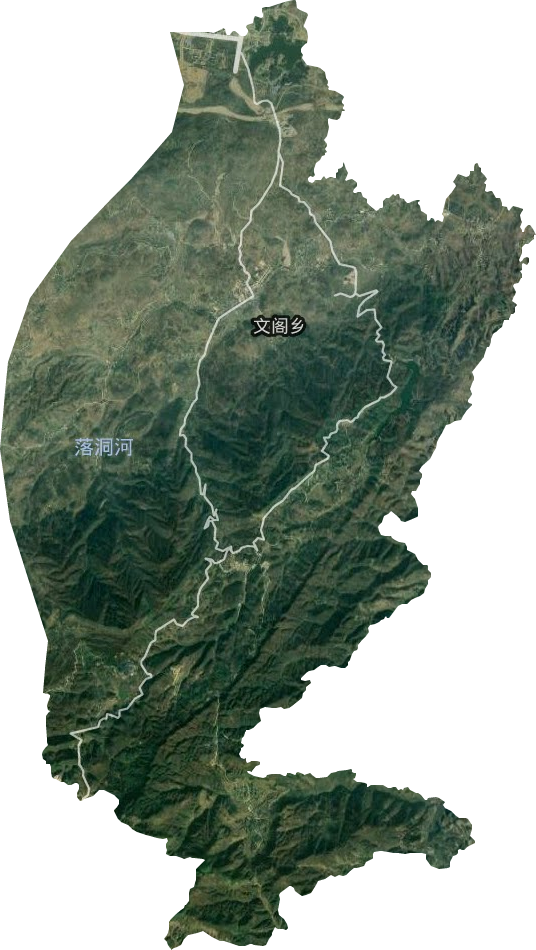 文閣鄉衛星圖