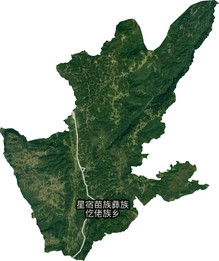 星宿鄉衛星圖