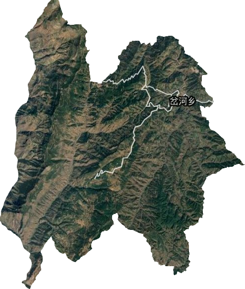 岔河鄉衛星圖