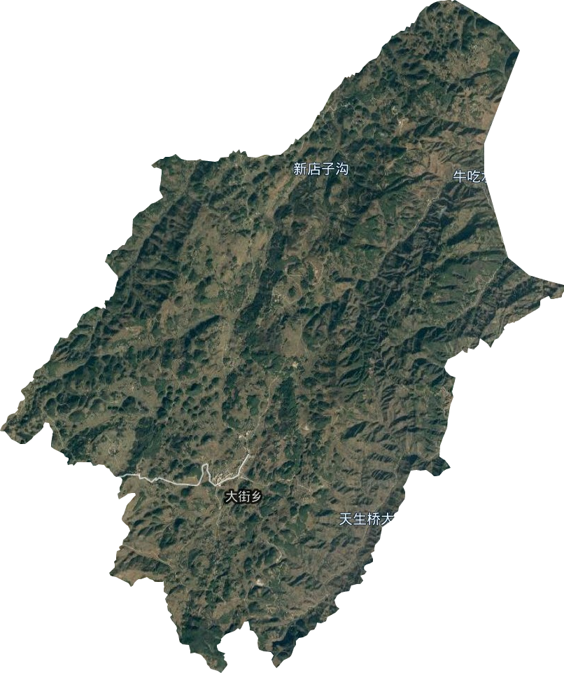 大街鄉衛星圖