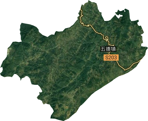 五德鎮衛星圖