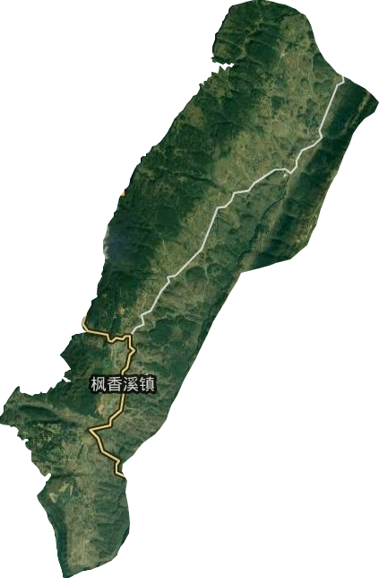 楓香溪鎮(zhèn)衛(wèi)星圖