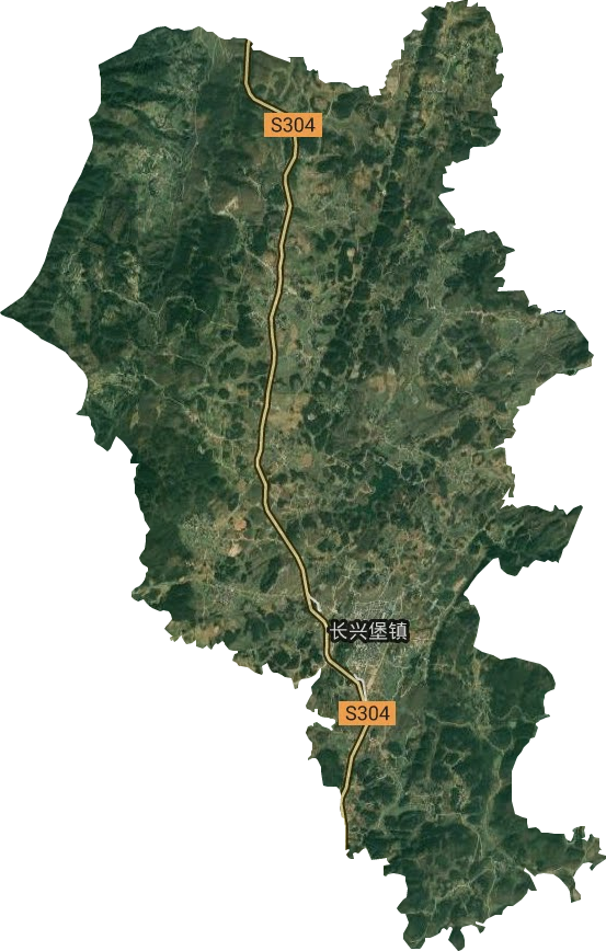 長興堡鎮衛星圖