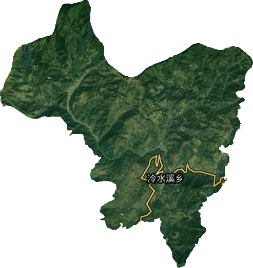 冷水溪鄉(xiāng)衛(wèi)星圖