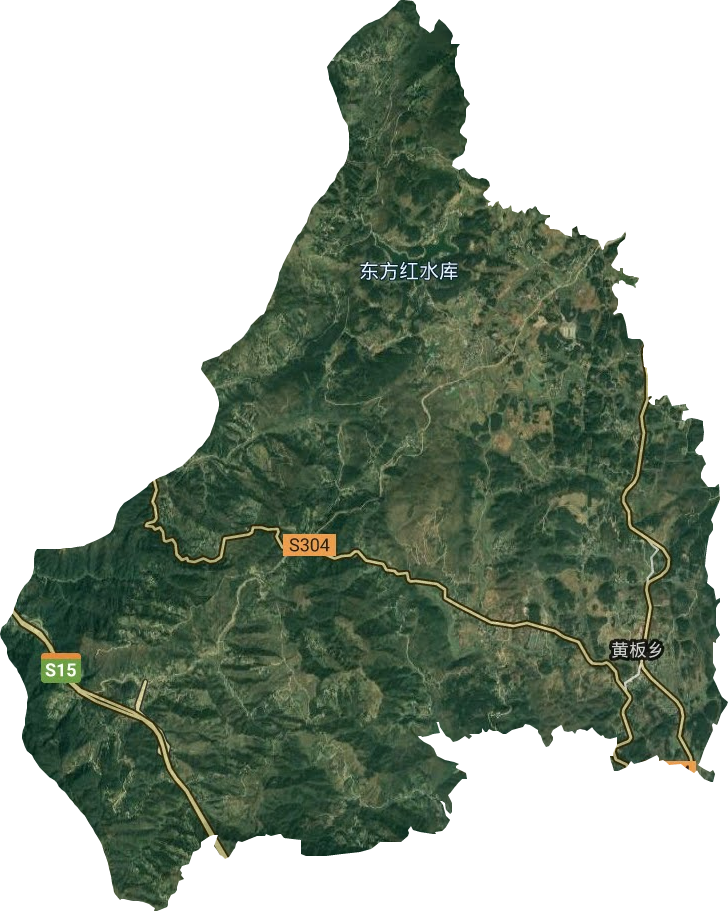 黃板鄉(xiāng)衛(wèi)星圖