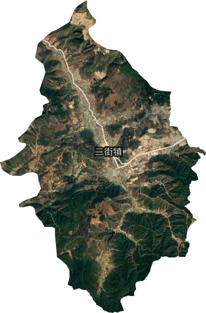 二街鎮衛星圖