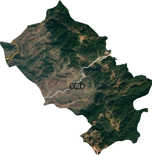 夕陽彝族鄉衛星圖