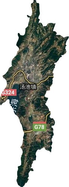 湯池街道衛(wèi)星圖