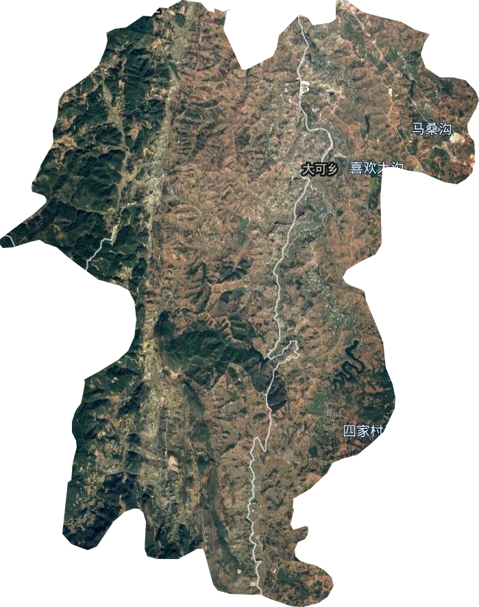 大可鄉(xiāng)衛(wèi)星圖