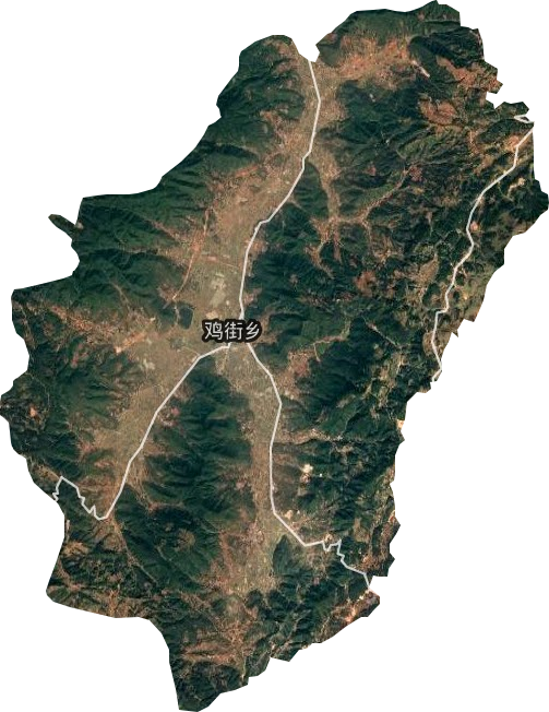 雞街鎮衛星圖